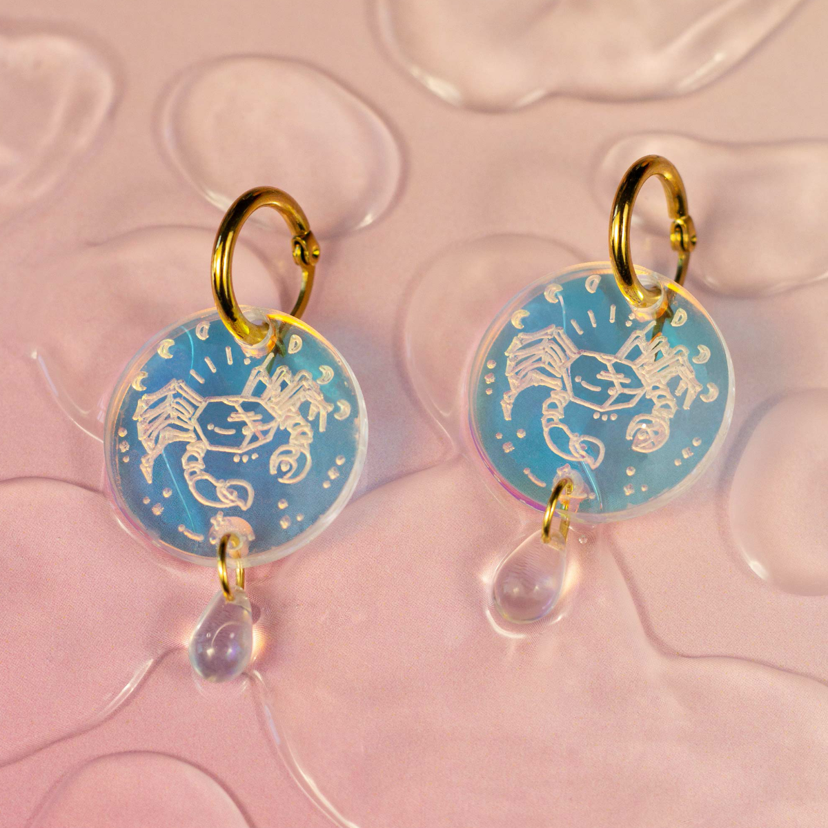 Zodiac Charm Huggies