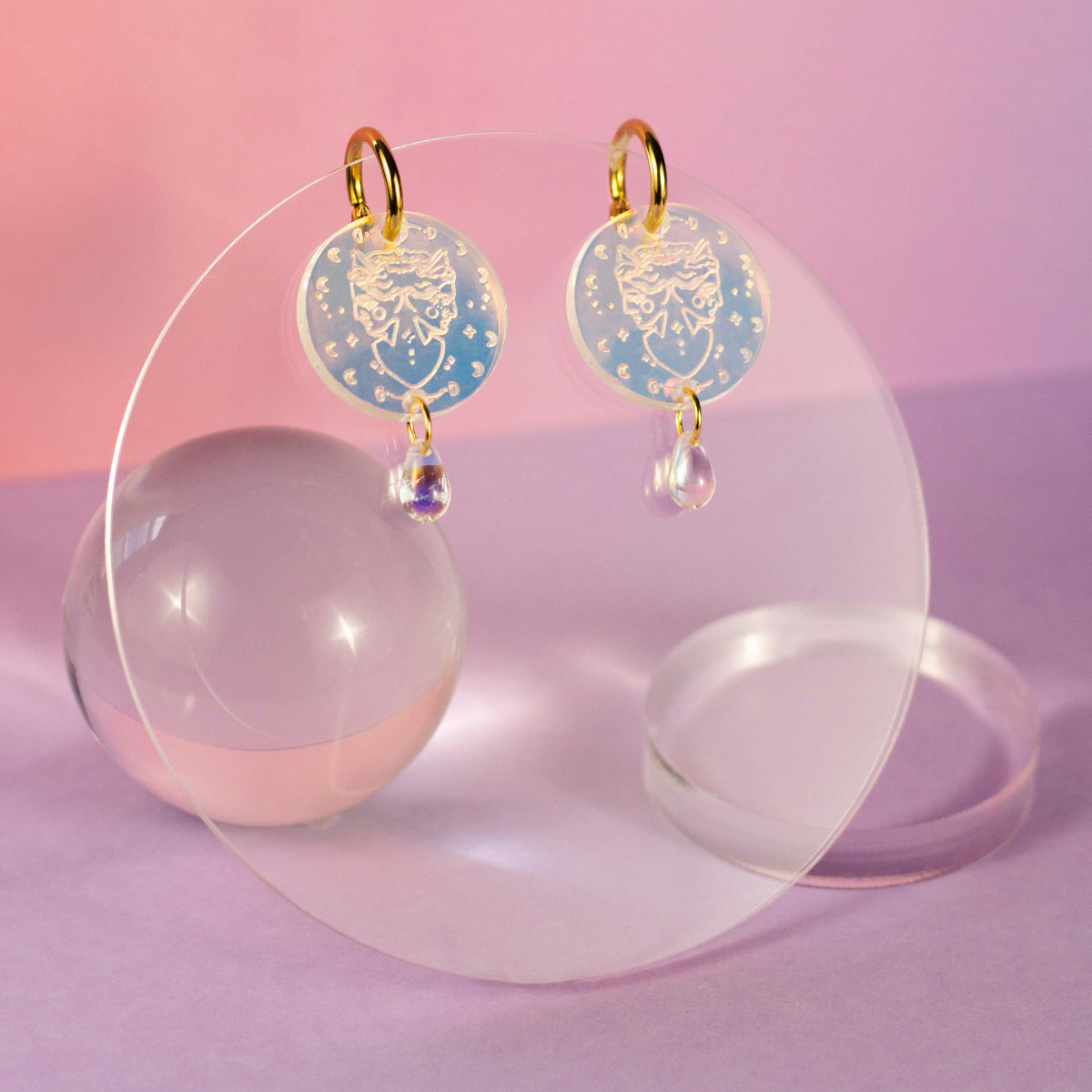 Zodiac Charm Huggies