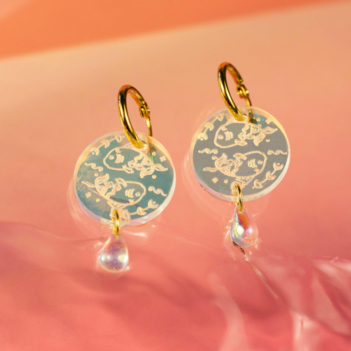 Zodiac Charm Huggies