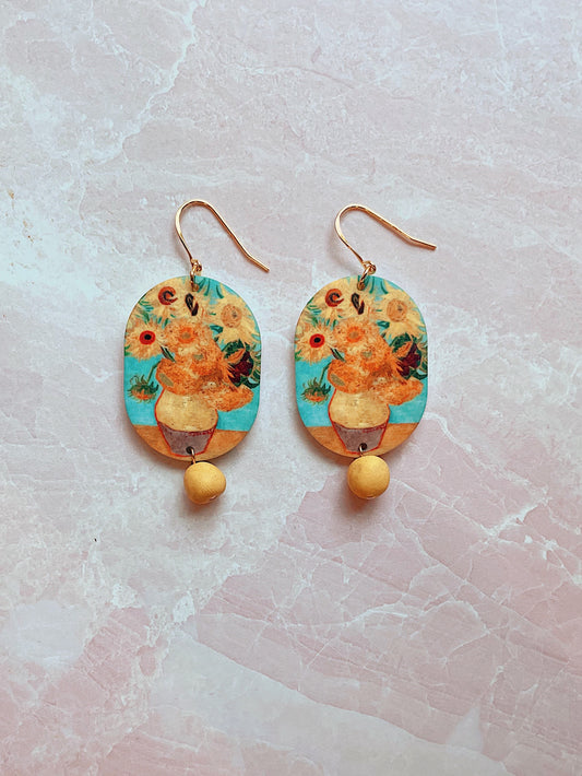 ‘Vase with 12 Sunflowers’ by Van Gogh